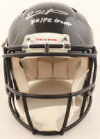 Devin Hester Signed Falcons Full-Size Authentic On-Field Speed Helmet inscribed "KR/PR Goat" (JSA) at PristineAuction.com