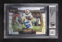 James Cook Signed 2022 Select Prizm Silver #425 RC (BGS | Autograph Graded BGS 10) at PristineAuction.com