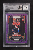 Scoot Henderson Signed 2023-24 Panini Prizm Monopoly Purple #75 RC (BGS | Autograph Graded BGS 10) at PristineAuction.com