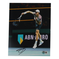 Jannik Sinner Signed 8x10 Photo (Beckett) at PristineAuction.com