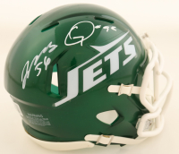 Quinnen Williams & Quincy Williams Signed Jets Speed Mini Helmet (Beckett) at PristineAuction.com