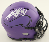 Adrian Peterson Signed Vikings Rave Alternate Speed Mini Helmet (JSA) at PristineAuction.com