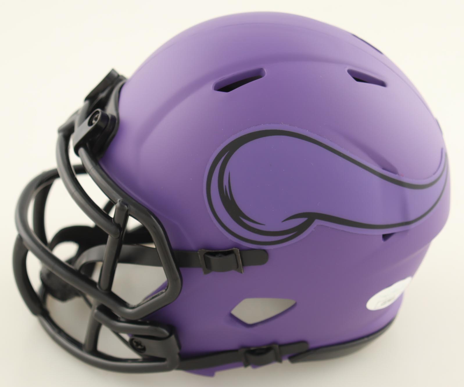 Adrian Peterson Signed Vikings Rave Alternate Speed Mini Helmet (JSA) at PristineAuction.com Adrian Peterson Signed Vikings Rave Alternate Speed Mini Helmet (JSA) at PristineAuction.com