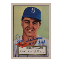 Dick Williams Signed 1995 Topps Archives 1952 Reprint #396 Inscribed "H.O.F. 2008" (JSA) at PristineAuction.com