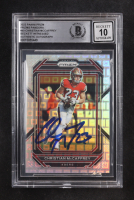 Christian McCaffrey Signed 2022 Panini Prizm Pandora #40 #126/400 (BGS | Autograph Graded BGS 10) at PristineAuction.com
