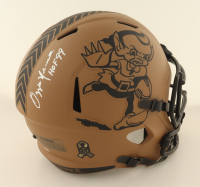 Ozzie Newsome Signed Browns Full-Size Salute to Service Speed Helmet Inscribed "HOF 99" (Schwartz Sports) at PristineAuction.com