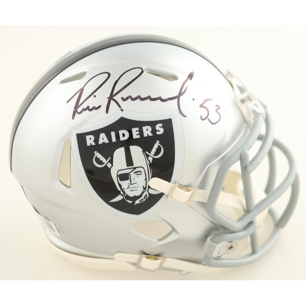Bill Romanowski Signed Raiders Speed Mini Helmet (Beckett) at PristineAuction.com