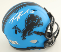 Tim Patrick Signed Lions Rave Alternate Speed Mini Helmet (Beckett) at PristineAuction.com
