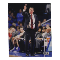 Bill Self Signed Kansas Jayhawks 8x10 Photo (Beckett) at PristineAuction.com
