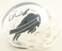 Dalton Kincaid Signed Bills Salute To Service Alternate Speed Mini Helmet (Fanatics) at PristineAuction.com