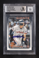 Jung Hoo Lee Signed 2024 Topps Update Companion Cards #US343 RC (BGS | Autograph Graded BGS 10) at PristineAuction.com