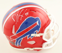 Dawson Knox Signed Bills Speed Mini Helmet (Beckett) at PristineAuction.com