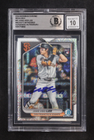 Jung Hoo Lee Signed 2024 Bowman Chrome Mega Box #67 RC (BGS | Autograph Graded BGS 10) at PristineAuction.com