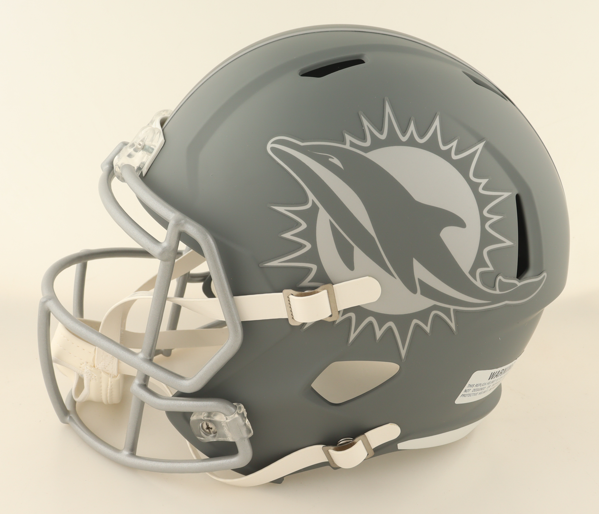 Larry Little Signed Dolphins Full-Size Slate Alternate Speed Helmet Inscribed "HOF 93" (Schwartz) at PristineAuction.com Larry Little Signed Dolphins Full-Size Slate Alternate Speed Helmet Inscribed "HOF 93" (Schwartz) at PristineAuction.com