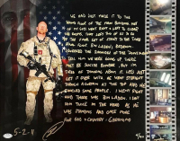 Robert O'Neill Signed LE "Bin Laden Raid" 16x20 Story Photo Inscribed "5-2-11" (PSA) at PristineAuction.com