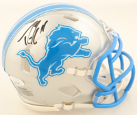 Dan Campbell Signed Lions Speed Mini Helmet (JSA) at PristineAuction.com