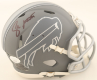 Sean McDermott Signed Bills Slate Alternate Speed Mini Helmet (JSA) at PristineAuction.com