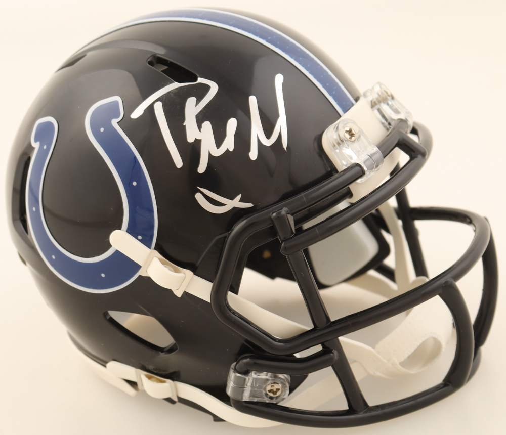 Pat McAfee Signed Colts Speed Mini Helmet (JSA) at PristineAuction.com Pat McAfee Signed Colts Speed Mini Helmet (JSA) at PristineAuction.com