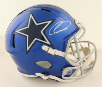 CeeDee Lamb Signed Cowboys Full-Size Flash Alternate Speed Helmet (JSA) at PristineAuction.com
