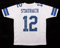 Roger Staubach Signed Jersey Inscribed "HOF 85" & "SB VI MVP" (Beckett) at PristineAuction.com