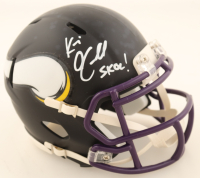 Kevin O'Connell Signed Vikings Speed Mini Helmet Inscribed "SKOL!" (JSA) at PristineAuction.com