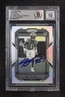 Ahmad "Sauce" Gardner Signed 2022 Panini Prizm Variations Silver #341 RC (BGS | Autograph Graded BGS 10) at PristineAuction.com
