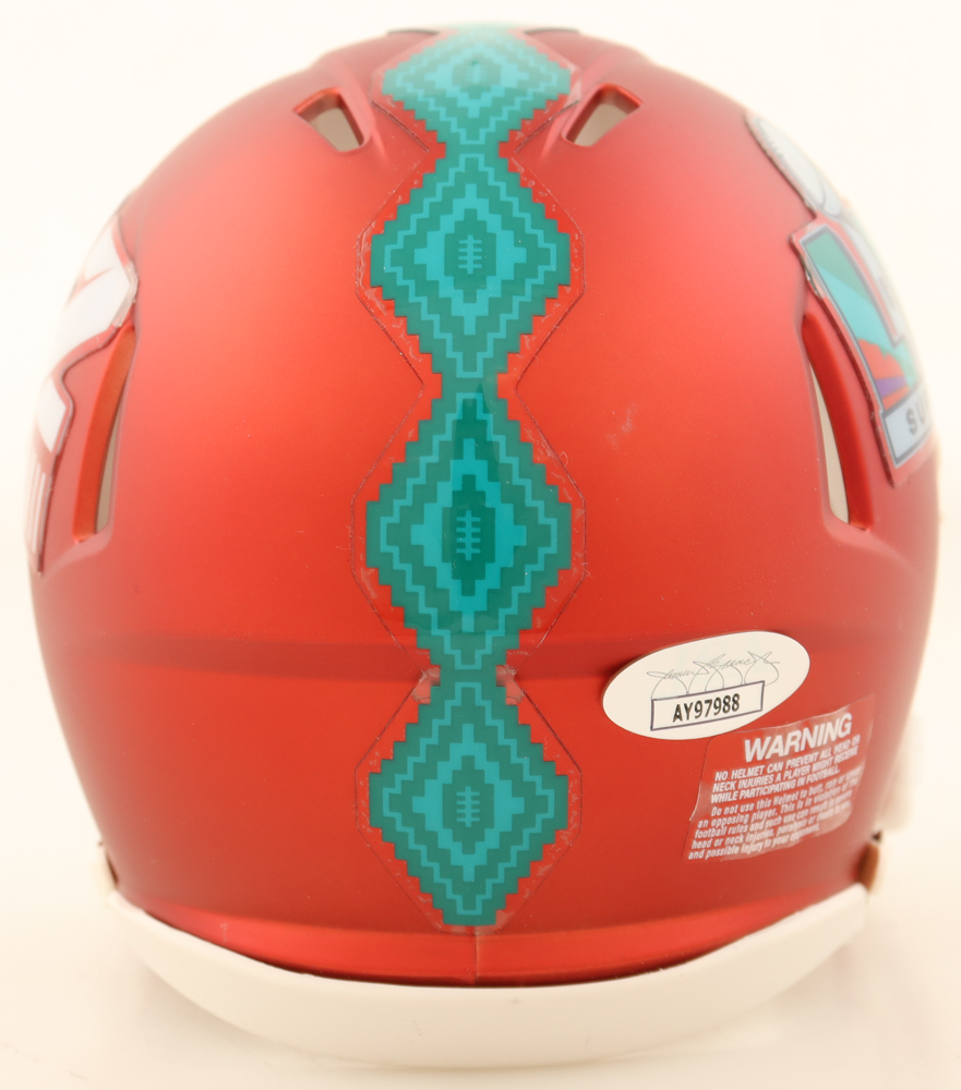 Andy Reid Signed Super Bowl LVIII Logo Speed Mini Helmet (JSA) at PristineAuction.com Andy Reid Signed Super Bowl LVIII Logo Speed Mini Helmet (JSA) at PristineAuction.com