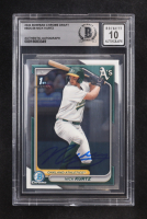 Nick Kurtz Signed 2024 Bowman Chrome Draft #BDC56 RC (BGS | Autograph Graded BGS 10) at PristineAuction.com