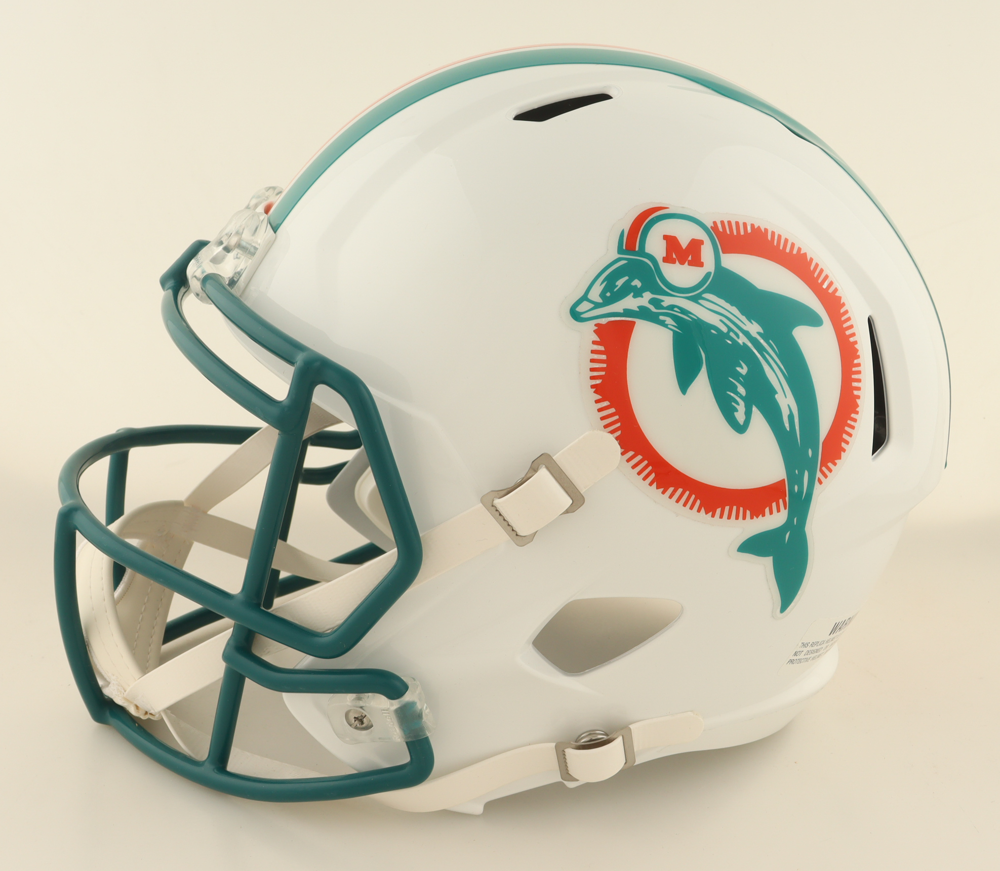 Dwight Stephenson Signed Dolphins Full-Size Throwback Speed Helmet Inscribed "HOF 98" (Schwartz) at PristineAuction.com Dwight Stephenson Signed Dolphins Full-Size Throwback Speed Helmet Inscribed "HOF 98" (Schwartz) at PristineAuction.com