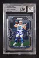 Justin Herbert Signed 2020 Inscribed "2020 NFL OROY" Panini Prizm #325A RC (BGS | Autograph Graded BGS 10) at PristineAuction.com
