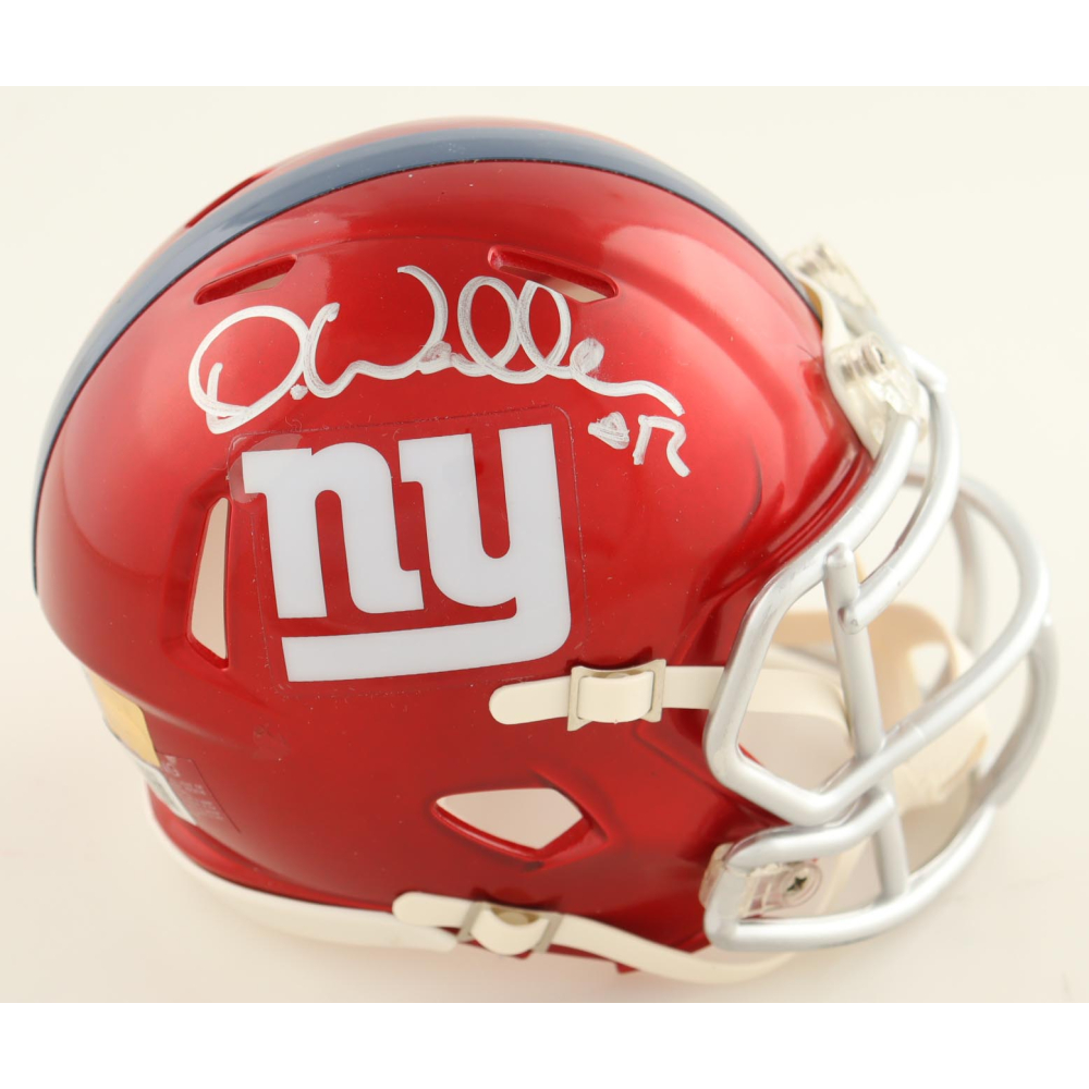Darren Waller Signed Giants Flash Alternate Speed Mini Helmet (Beckett) at PristineAuction.com