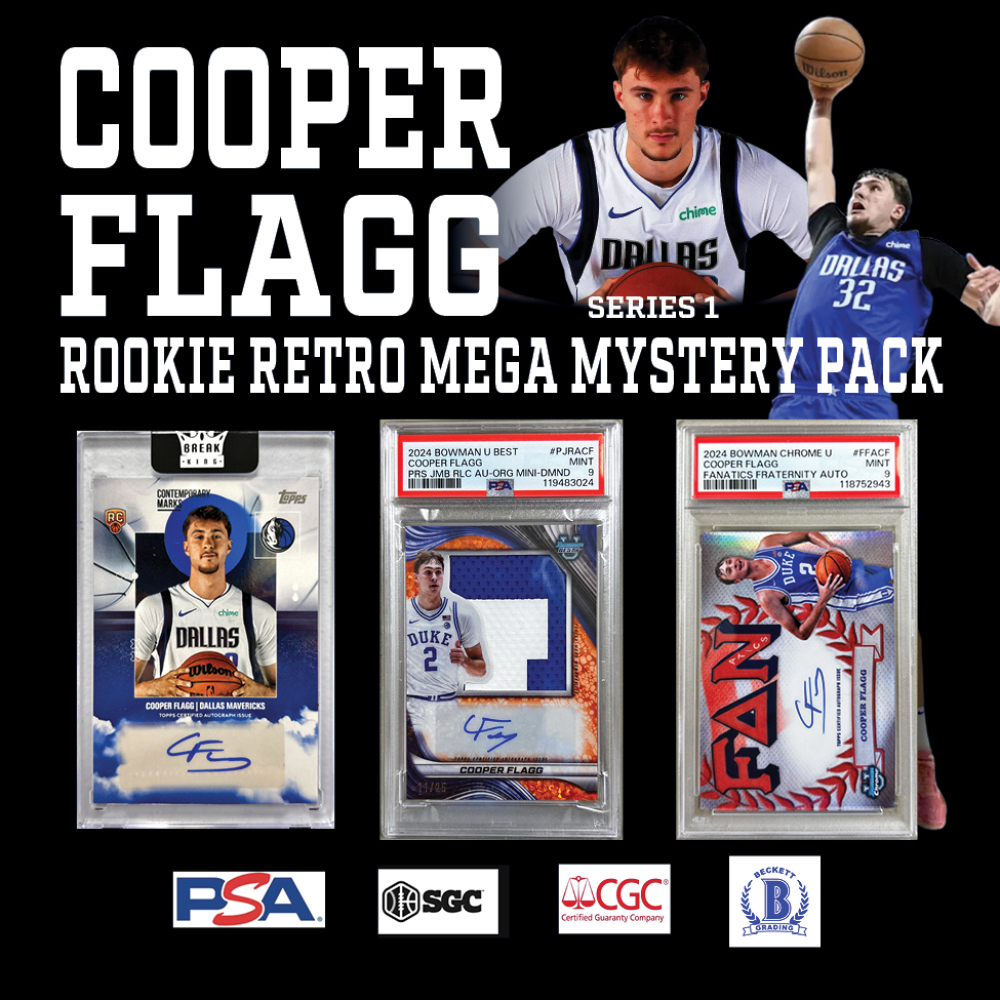 Break King "COOPER FLAGG ROOKIE RETRO" MEGA Mystery Box / Pack Series 1 at PristineAuction.com