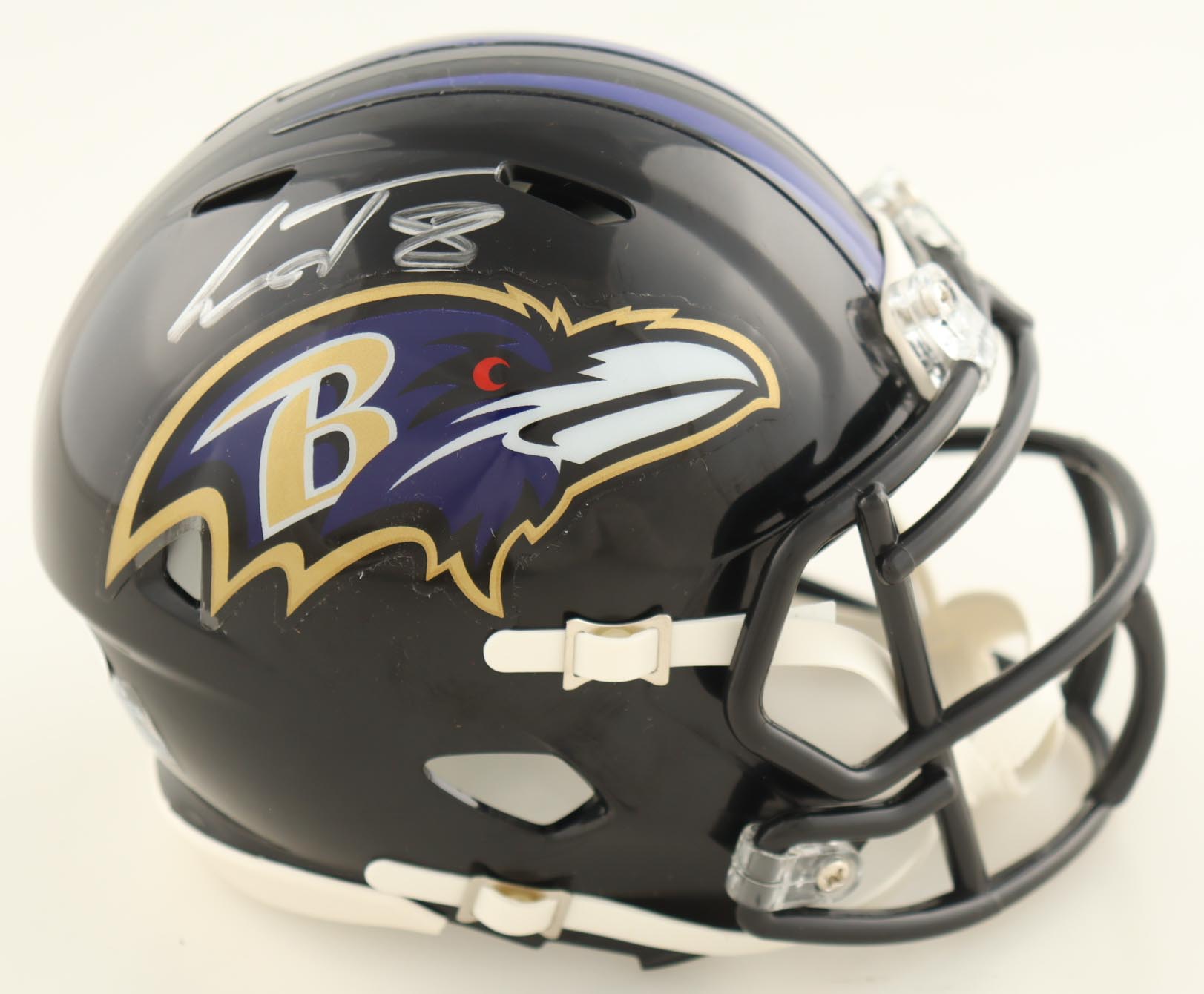 Lamar Jackson Signed Ravens Speed Mini Helmet (JSA) at PristineAuction.com Lamar Jackson Signed Ravens Speed Mini Helmet (JSA) at PristineAuction.com