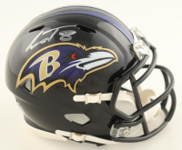 Lamar Jackson Signed Ravens Speed Mini Helmet (JSA) at PristineAuction.com