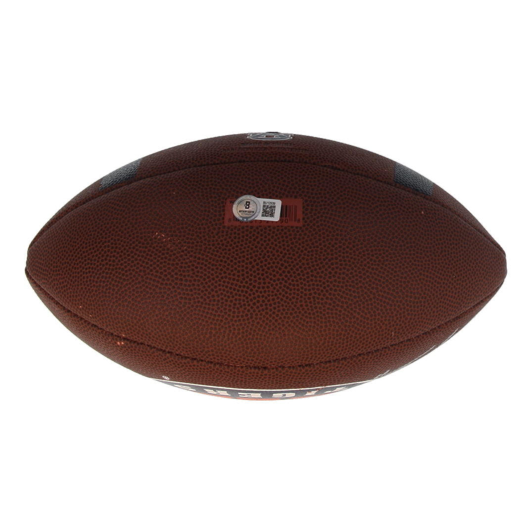 Chris Davis Signed Auburn Tigers Logo NCAA Football Inscribed "Kick 6" (Beckett) at PristineAuction.com Chris Davis Signed Auburn Tigers Logo NCAA Football Inscribed "Kick 6" (Beckett) at PristineAuction.com
