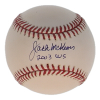 Jack McKeon Signed OML Baseball Inscribed "2003 WS" (JSA) at PristineAuction.com