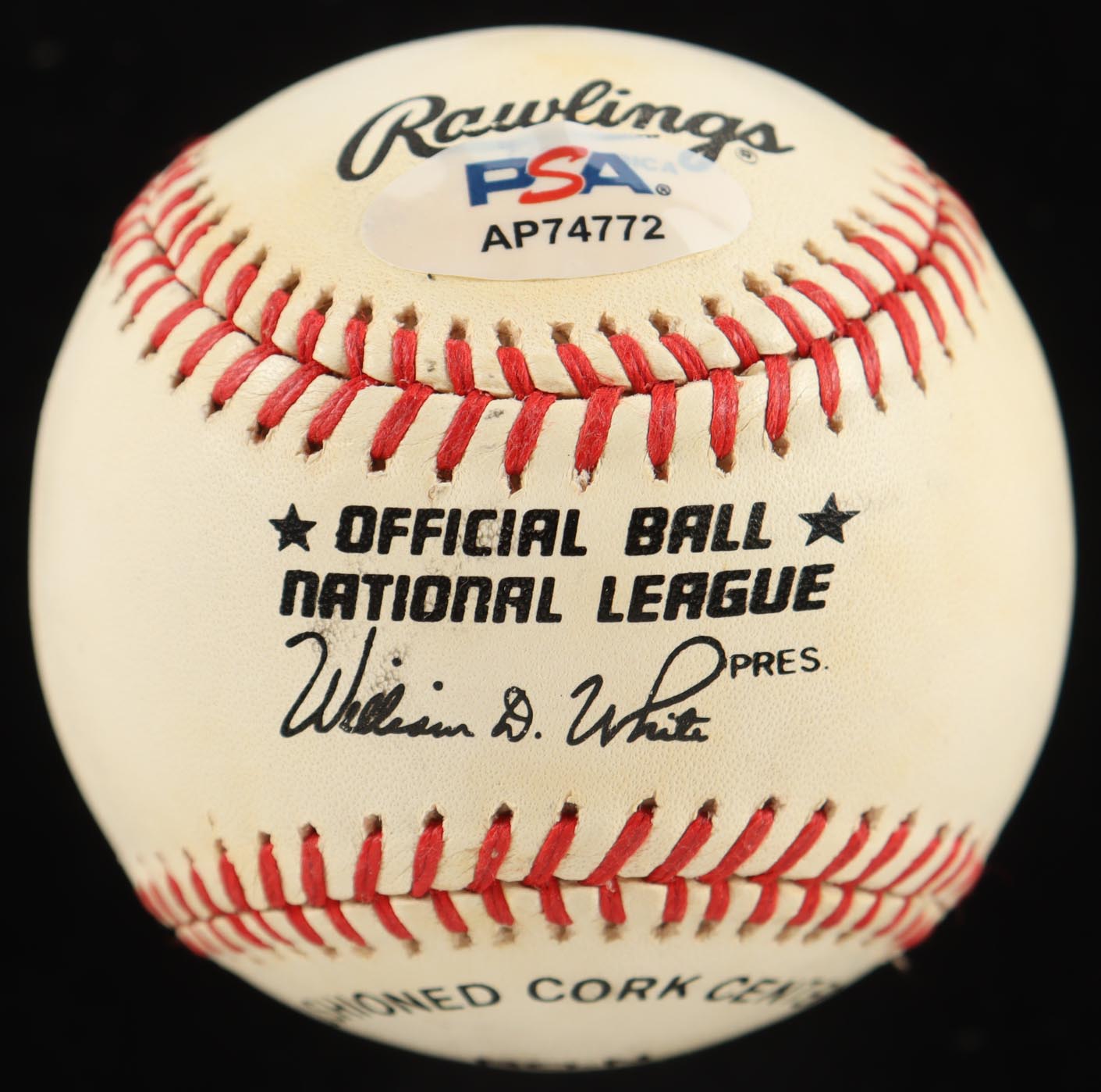 Andre Dawson & Bill White Signed ONL Baseball (PSA) at PristineAuction.com Andre Dawson & Bill White Signed ONL Baseball (PSA) at PristineAuction.com
