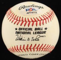 Andre Dawson & Bill White Signed ONL Baseball (PSA) at PristineAuction.com