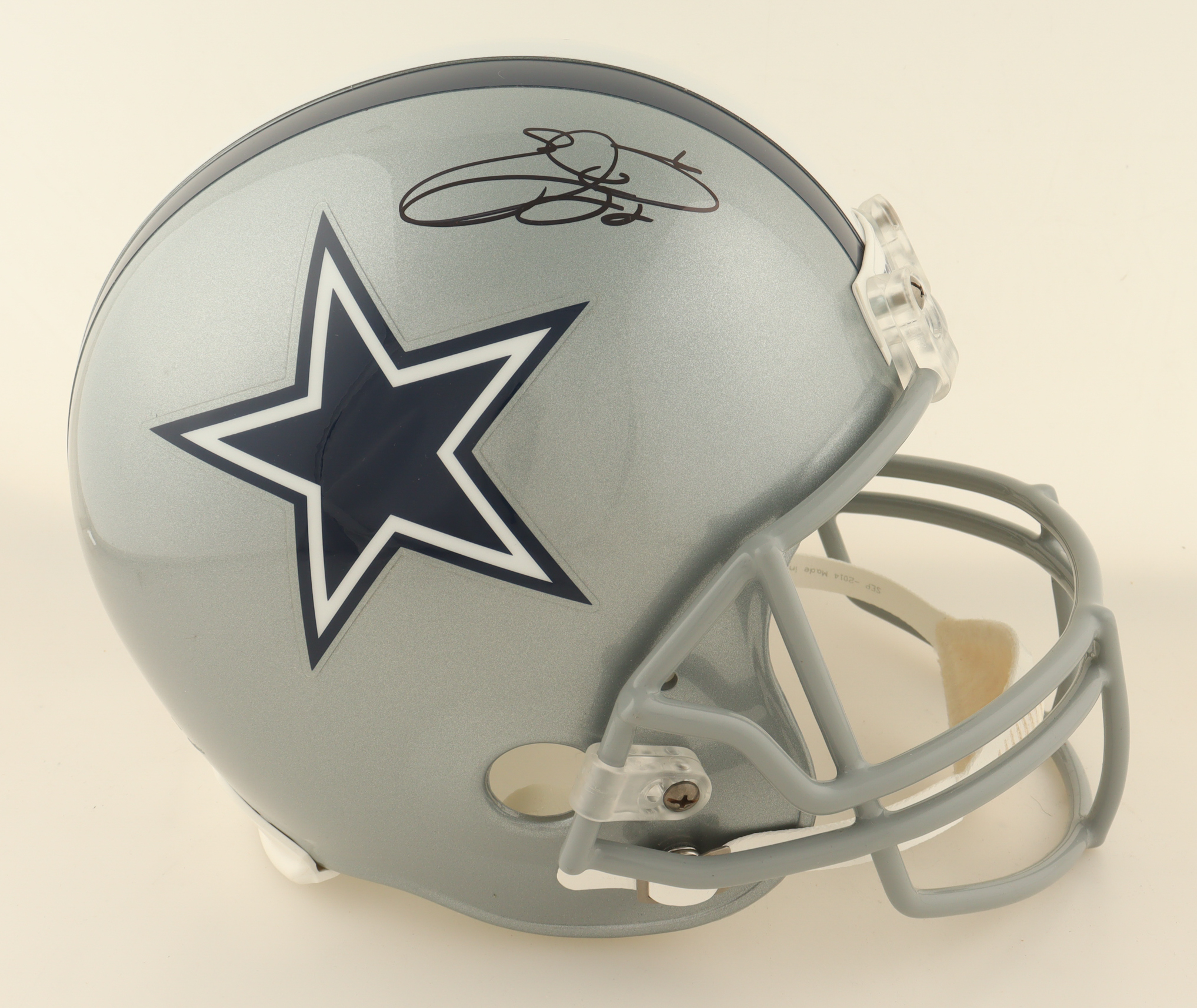 Emmitt Smith Signed Cowboys Full-Size Throwback Helmet (JSA) at PristineAuction.com Emmitt Smith Signed Cowboys Full-Size Throwback Helmet (JSA) at PristineAuction.com