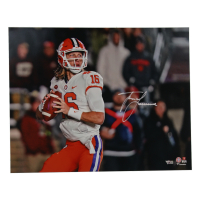 Trevor Lawrence Signed Clemson Tigers 16x20 Photo (Fanatics) at PristineAuction.com