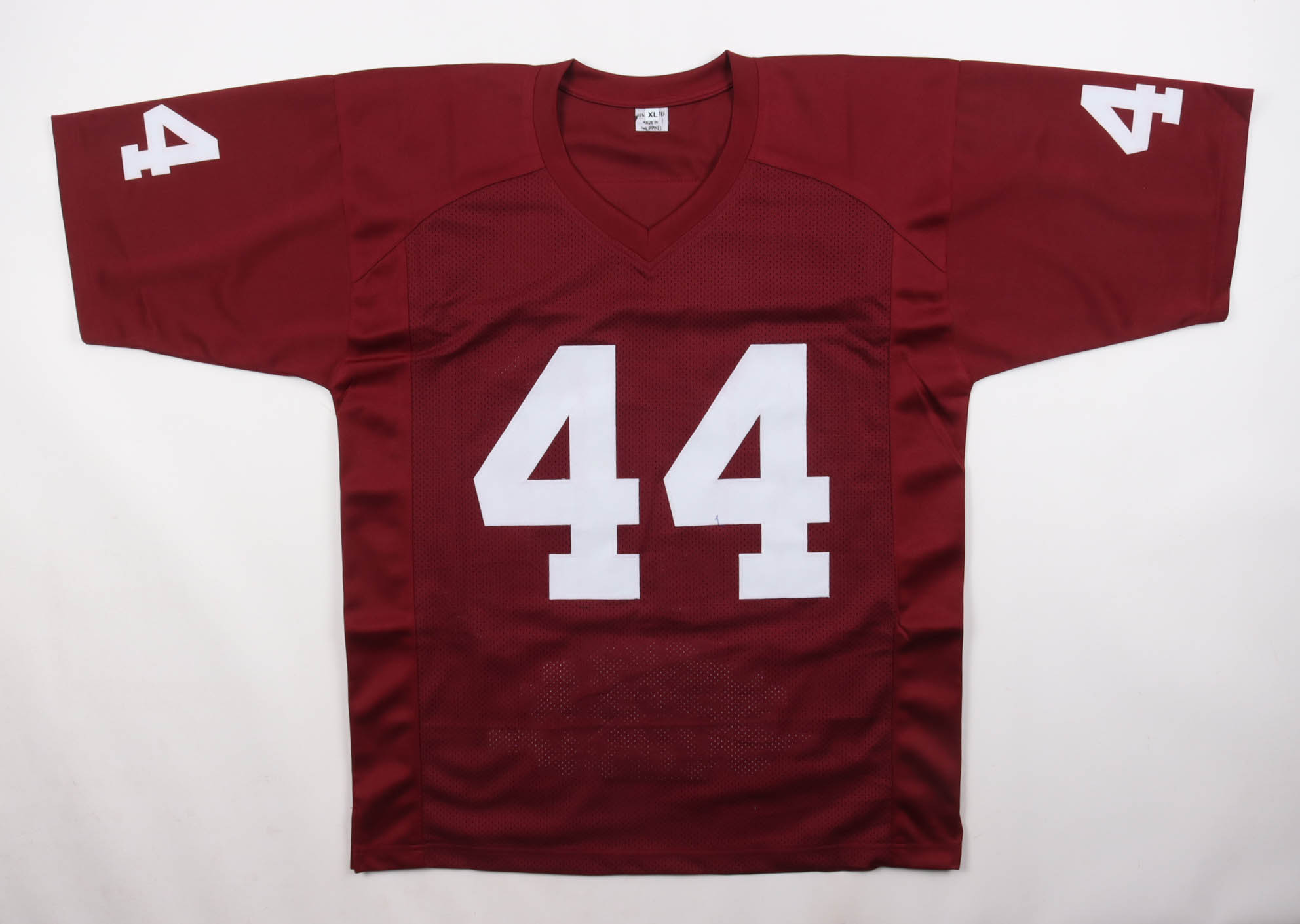 Brian Bosworth Signed Career Highlight Stat Jersey (Beckett) at PristineAuction.com Brian Bosworth Signed Career Highlight Stat Jersey (Beckett) at PristineAuction.com