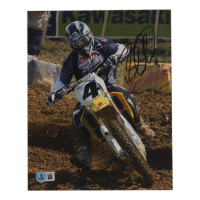 Ricky Carmichael Signed 8x10 Photo (Beckett) at PristineAuction.com