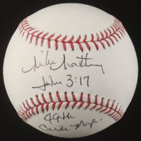 Mike Matheny Signed OML Baseball Inscribed "49th Cardinal Mgr." (JSA) at PristineAuction.com