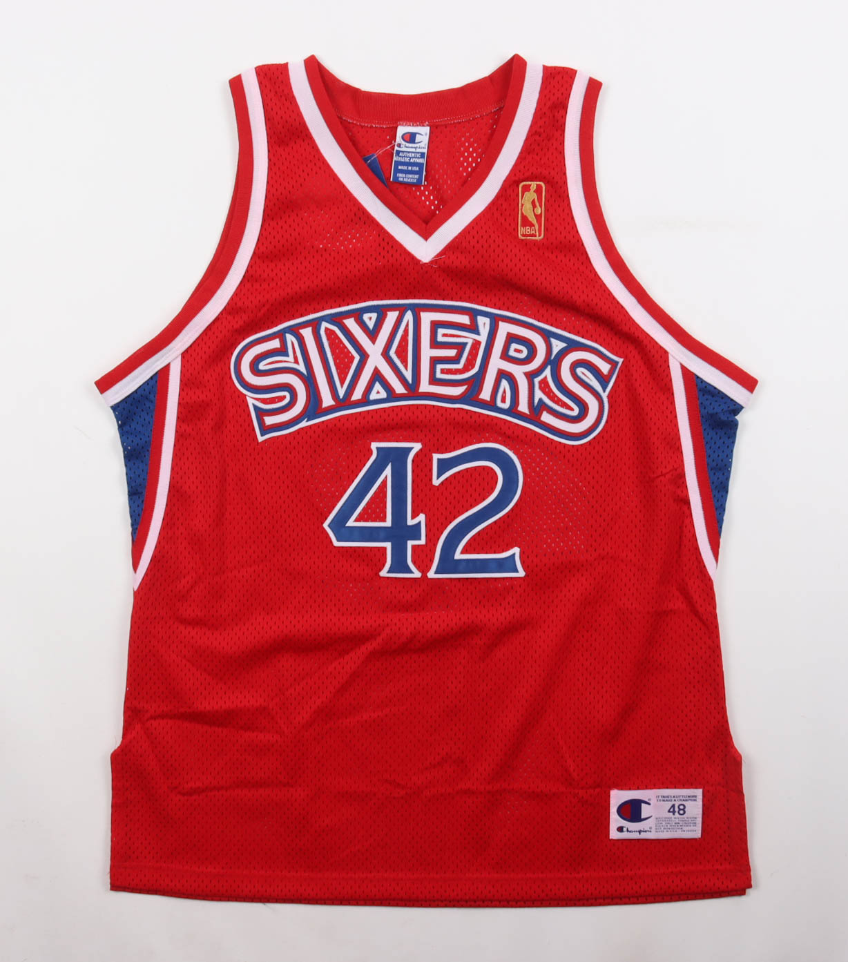 Jerry Stackhouse Signed 76ers Champion Authentic Jersey (Beckett) at PristineAuction.com Jerry Stackhouse Signed 76ers Champion Authentic Jersey (Beckett) at PristineAuction.com