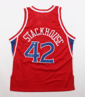 Jerry Stackhouse Signed 76ers Champion Authentic Jersey (Beckett) at PristineAuction.com
