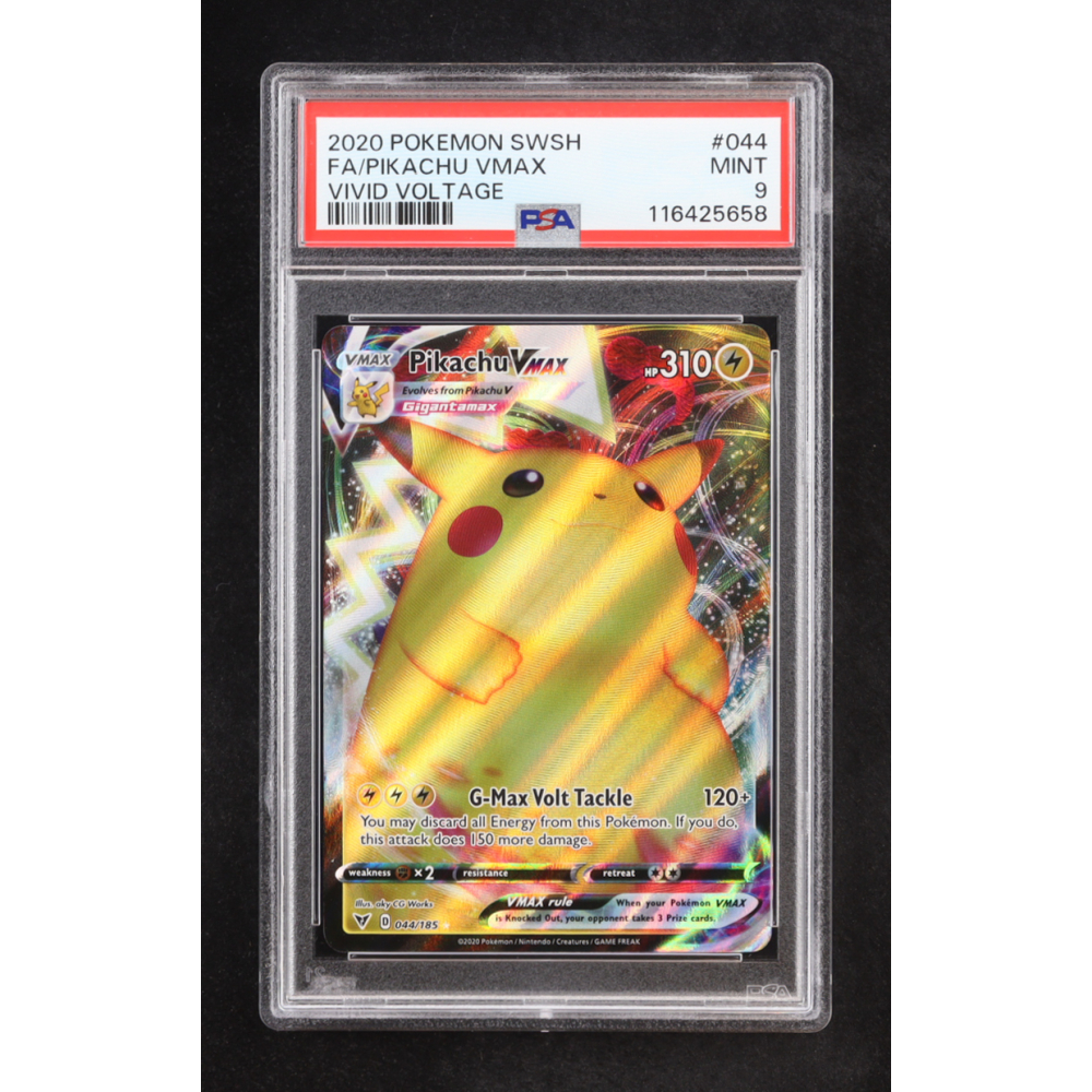 Pikachu VMAX 2020 Pokemon Sword and Shield Vivid Voltage #044 (PSA 9) at PristineAuction.com