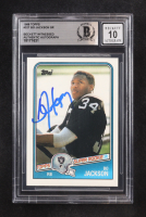 Bo Jackson Sr Signed 1988 Topps Super Rookie #327 RC (BGS | Autograph Graded BGS 10) at PristineAuction.com