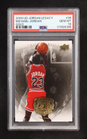 Michael Jordan 2009-10 Upper Deck Michael Jordan Legacy Collection Gold #36 (PSA 10) at PristineAuction.com