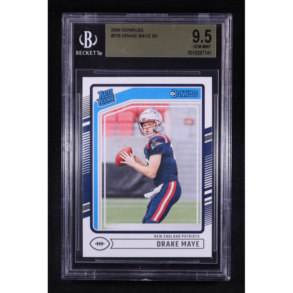 Drake Maye 2024 Donruss #379 RR RC (BGS 9.5) at PristineAuction.com