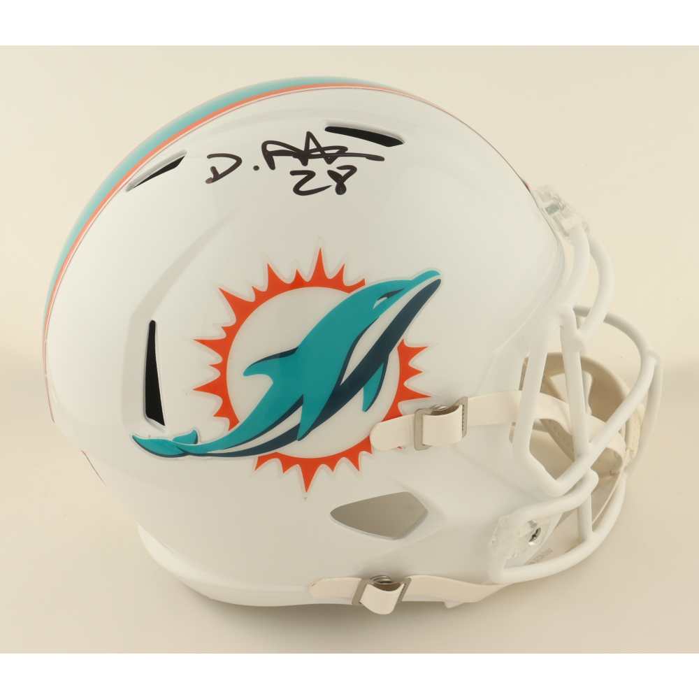 De'Von Achane Signed Dolphins Full-Size Speed Helmet (Beckett) at PristineAuction.com